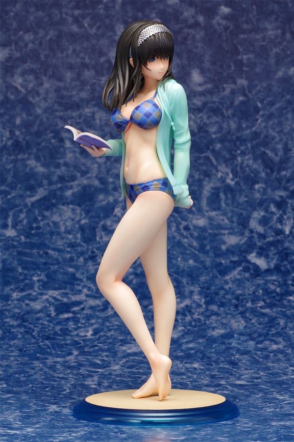 鷺沢文香 ［紺碧の境界］水着 フィギュア　WAVE 1/8