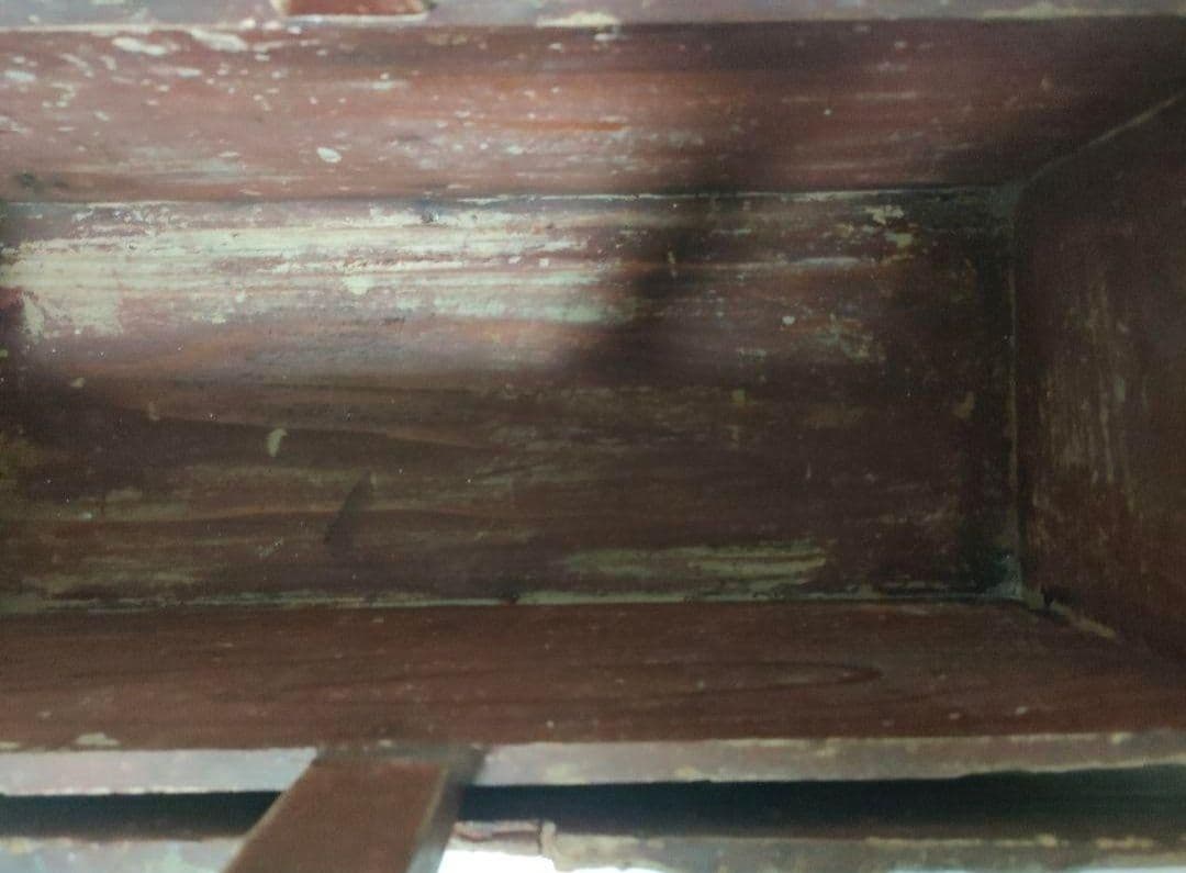 当時のままの出前籠（実物）