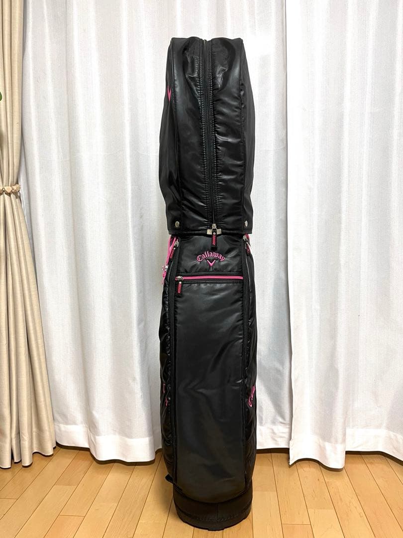 Callaway キャロウェイ ゴルフ キャディバッグ 黒 ピンク レディース