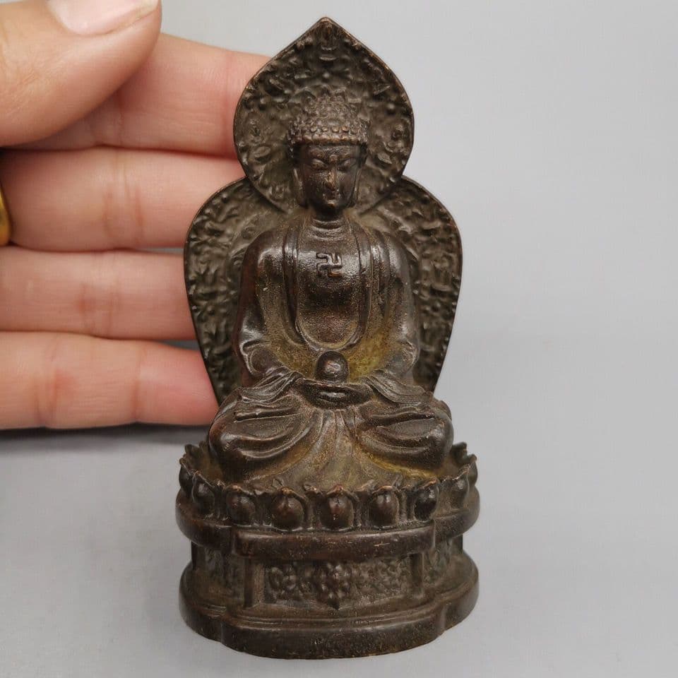 仏教美術 三宝仏 工芸品 美術品 置物