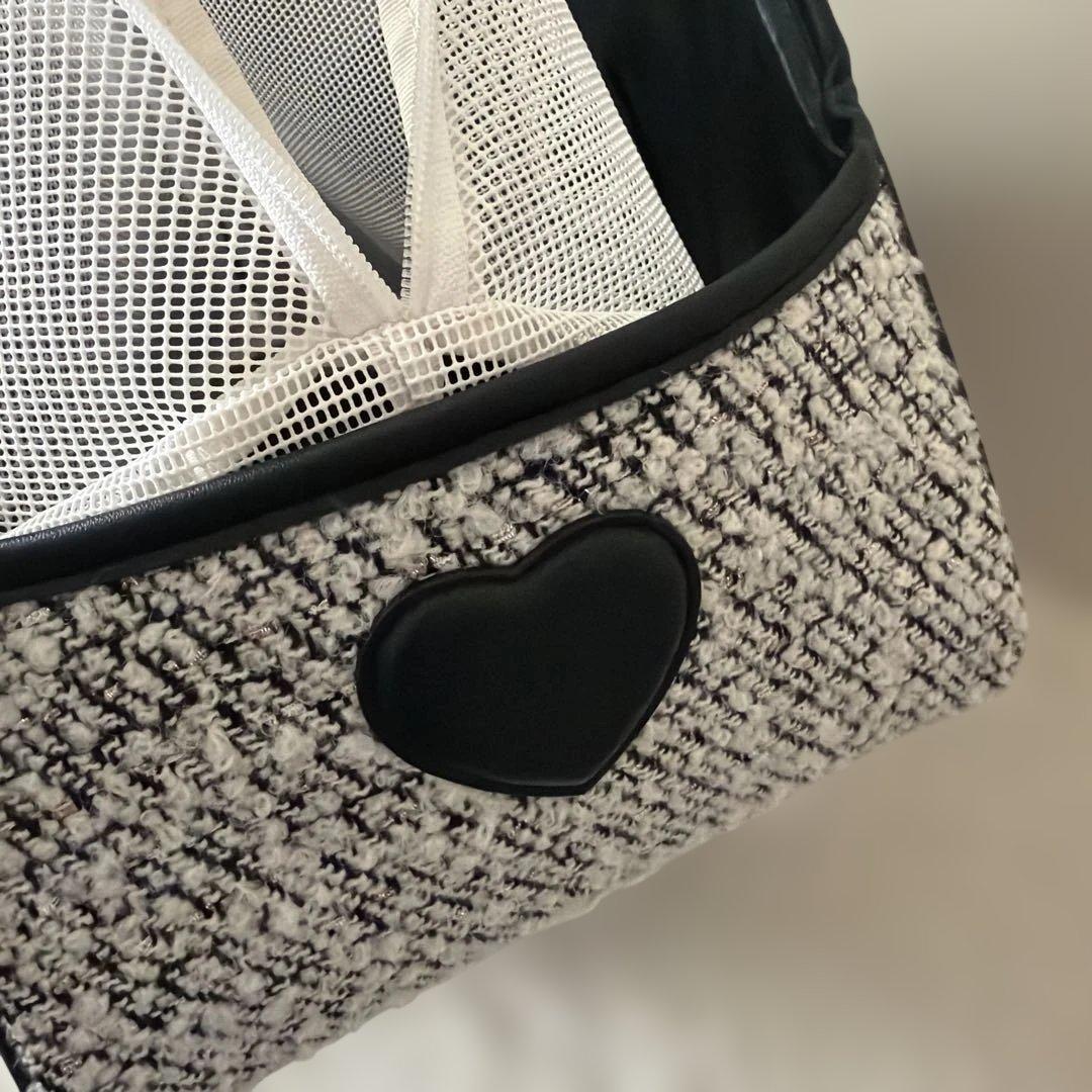 犬用キャリーバッグ　韓国　little comfo インナーメッシュ付き