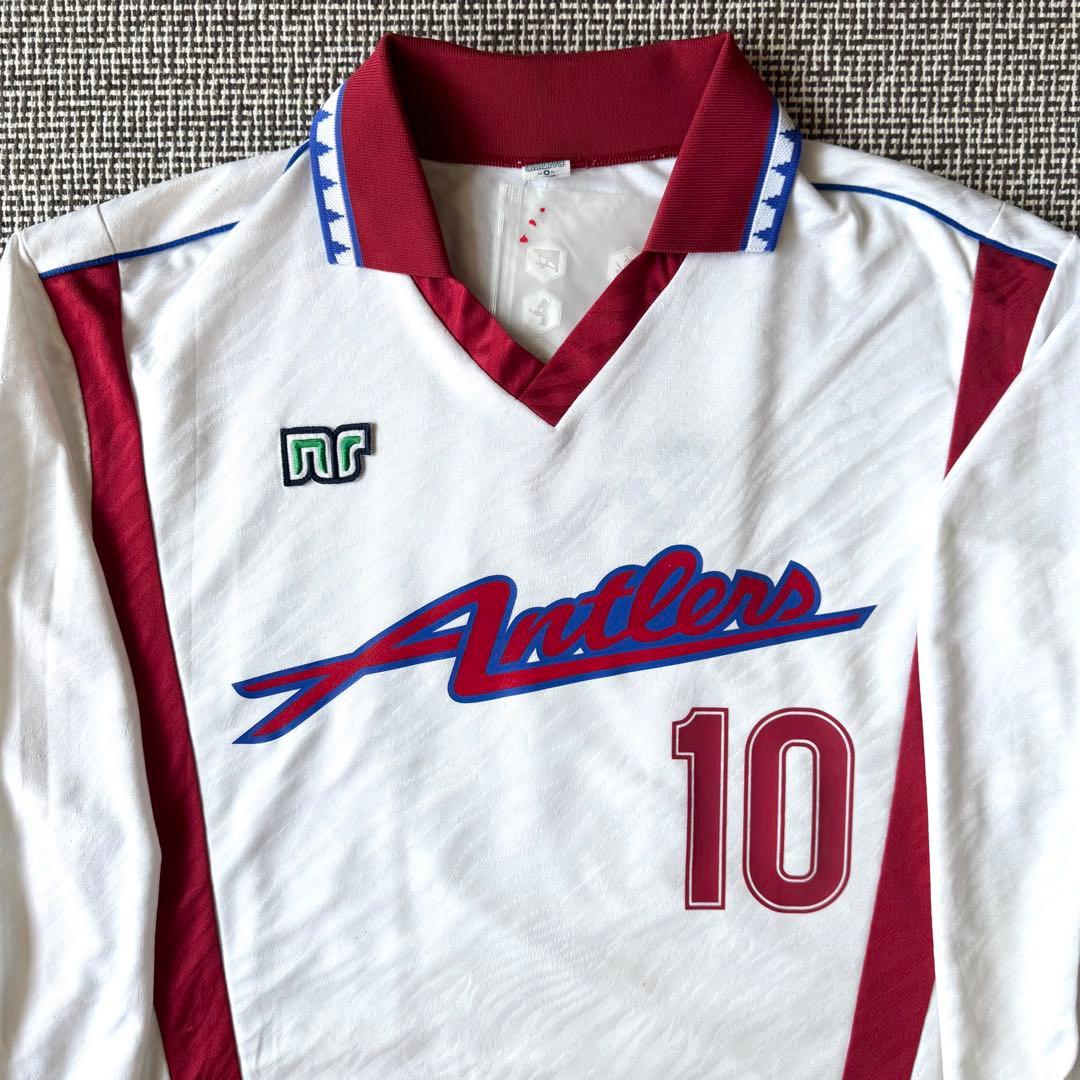 【希少アウェイ・長袖】ジーコ＃１０ 鹿島アントラーズ ９２/９３（A）CUP戦