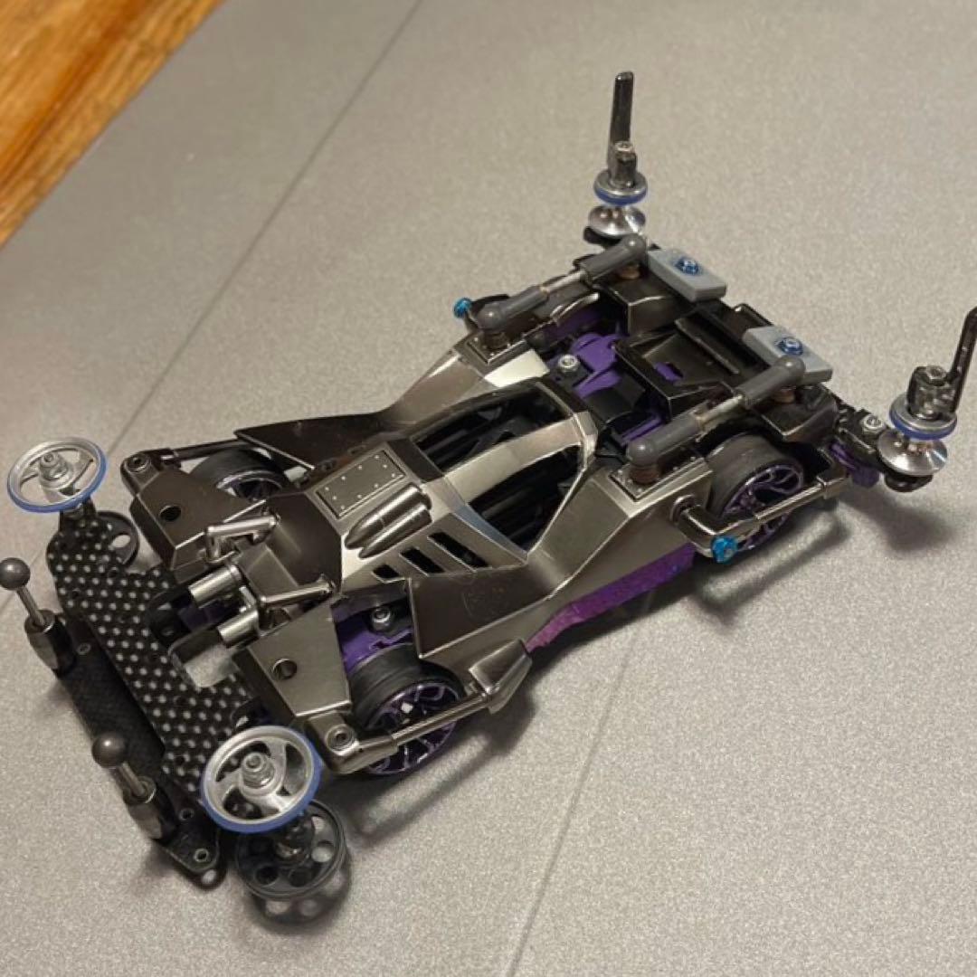 ミニ四駆 ブロッケンギガント（ブラックメタルスペシャル）サスペンション車