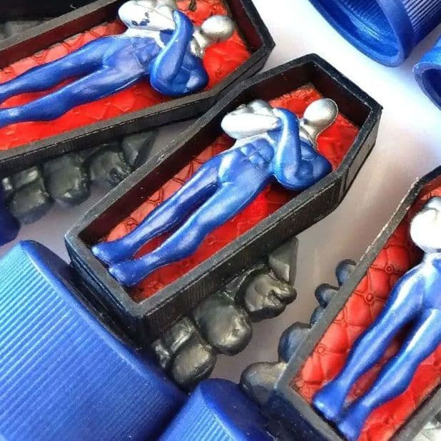 ペプシマン　ボトルキャップ　約300体　レッドコフィン　レア　8体　大量まとめ