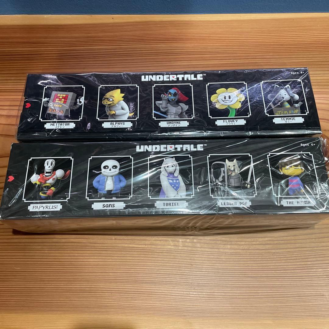 アンダーテール　ビニールのフィギュアコンプリートセット　UNDERTALE