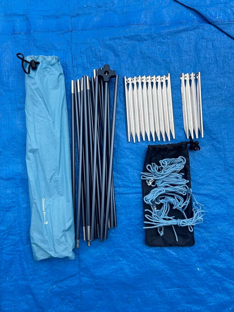 【美品】モンベル クロノスドーム2 ブルー