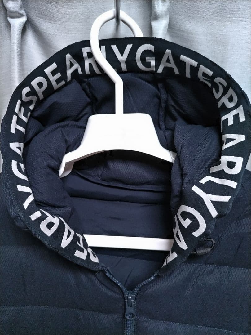 美品　パーリーゲイツ　中綿　パーカー　ネイビー