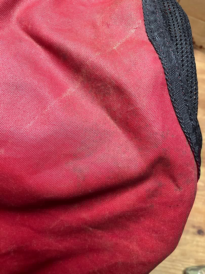 Helinox キャンプチェア 赤/黒 ロッキング付き