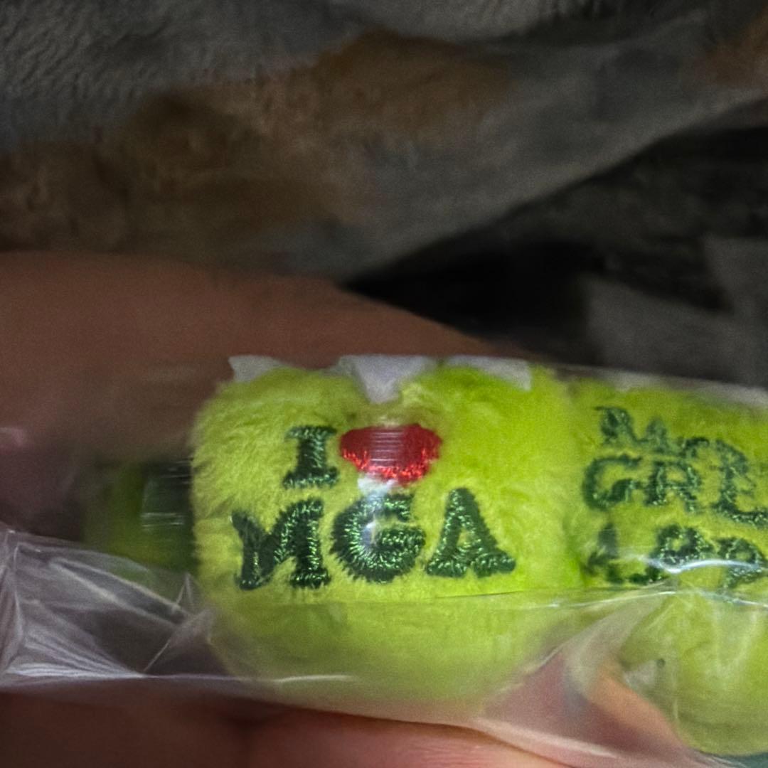 緑色のマスコットキャラクターミセスグリーンアップルメメルキーホルダー