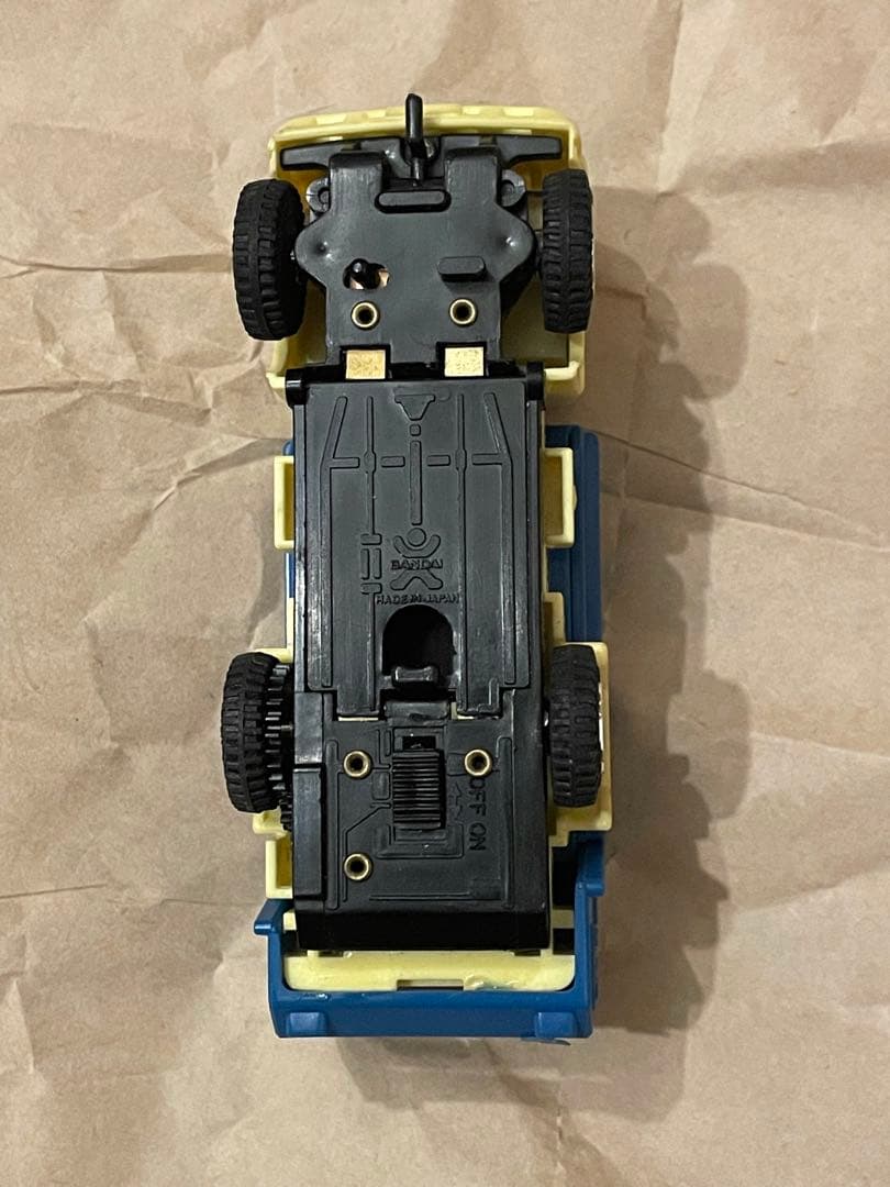 バンダイ ミニミニカー 清掃車 カーウォッシャー　セット 昭和レトロ