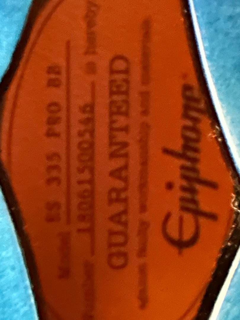 ギター epiphon es-335 pro BB