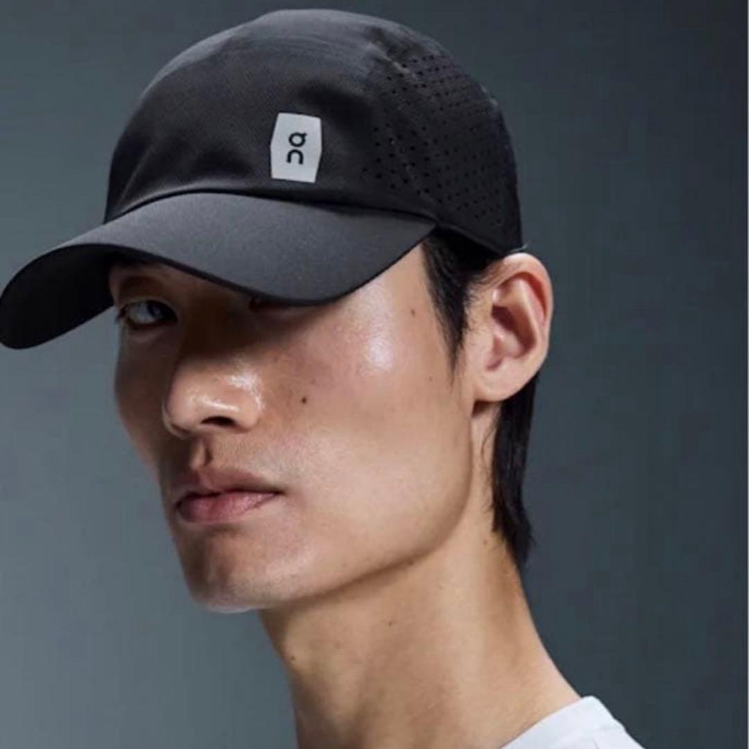 【新品/希少】on 黒 black 男女兼用 Lightweight キャップ