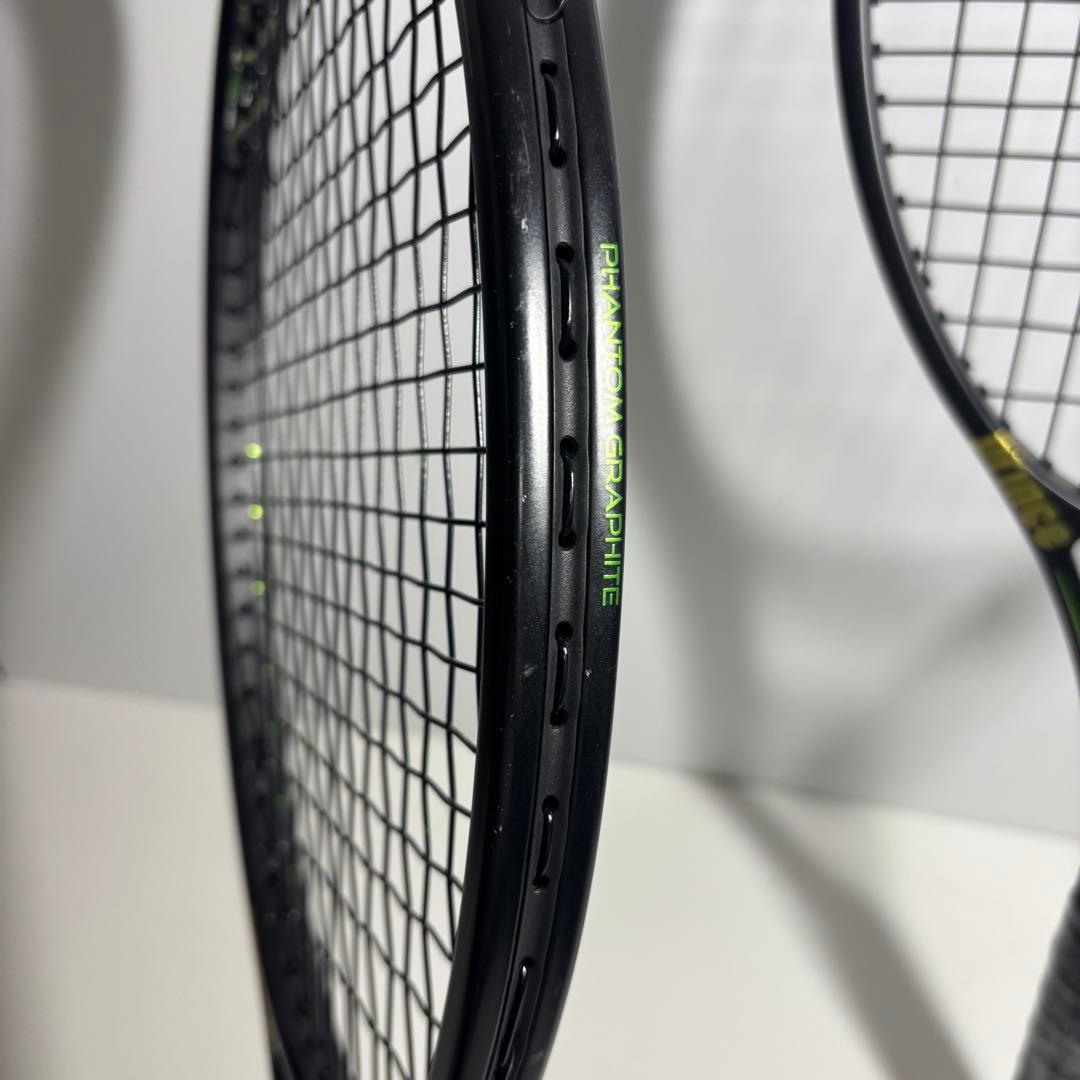 prince ファントムグラファイト107 テニスラケット2本セット