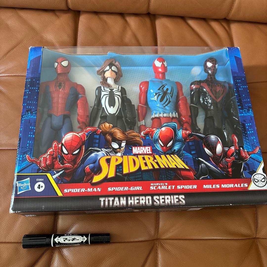 Hasbro Marvel スパイダーマン フィギュアセット　4体