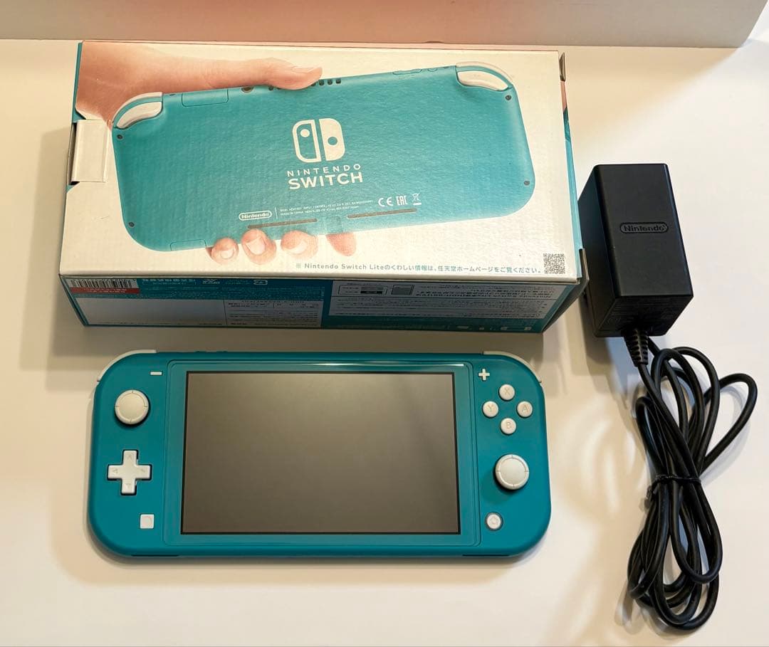 Nintendo Switch Lite ターコイズ 箱 アダプター付
