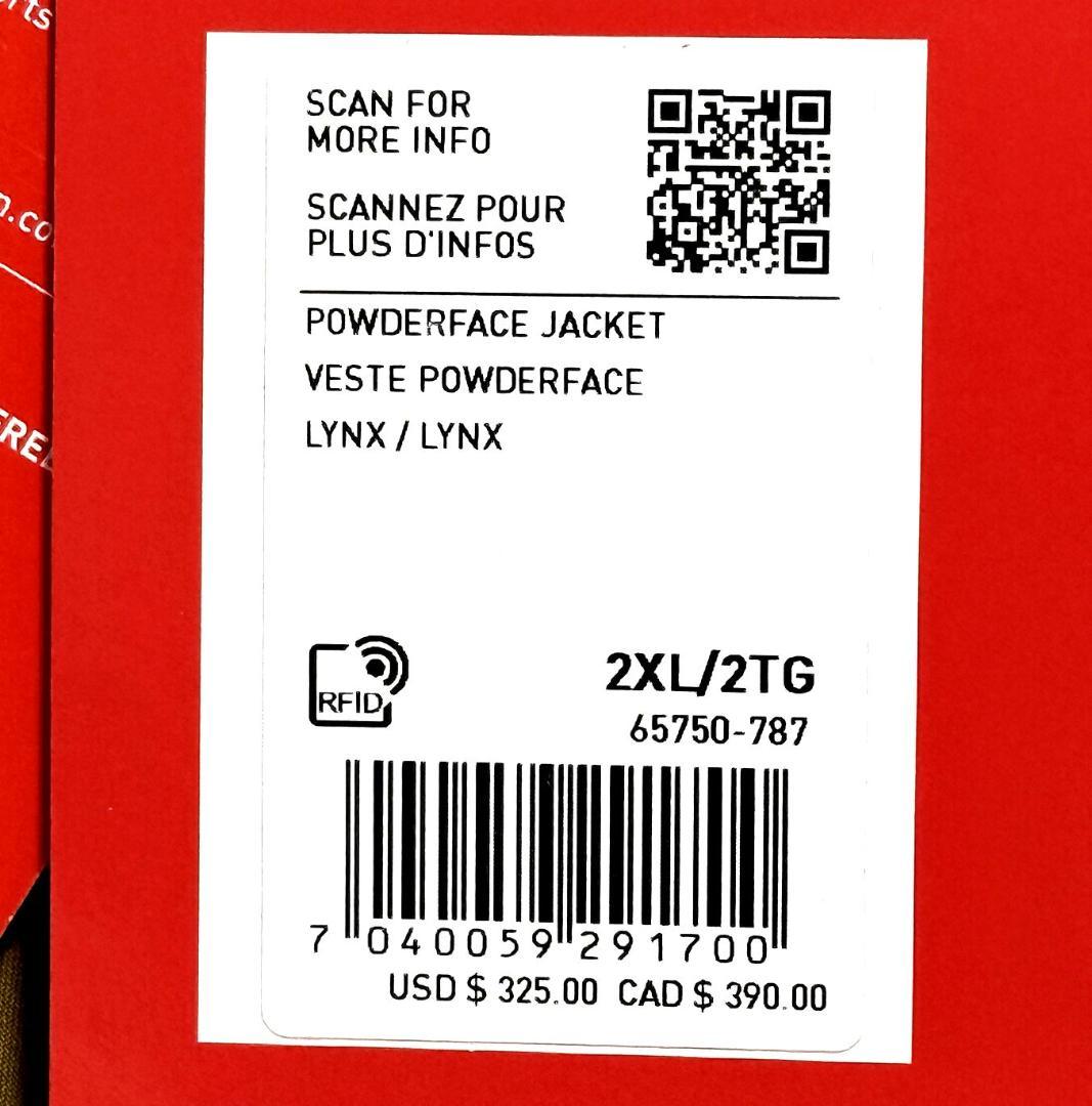 新品 ヘリーハンセン パウダーフェイス スノージャケット US:XXL