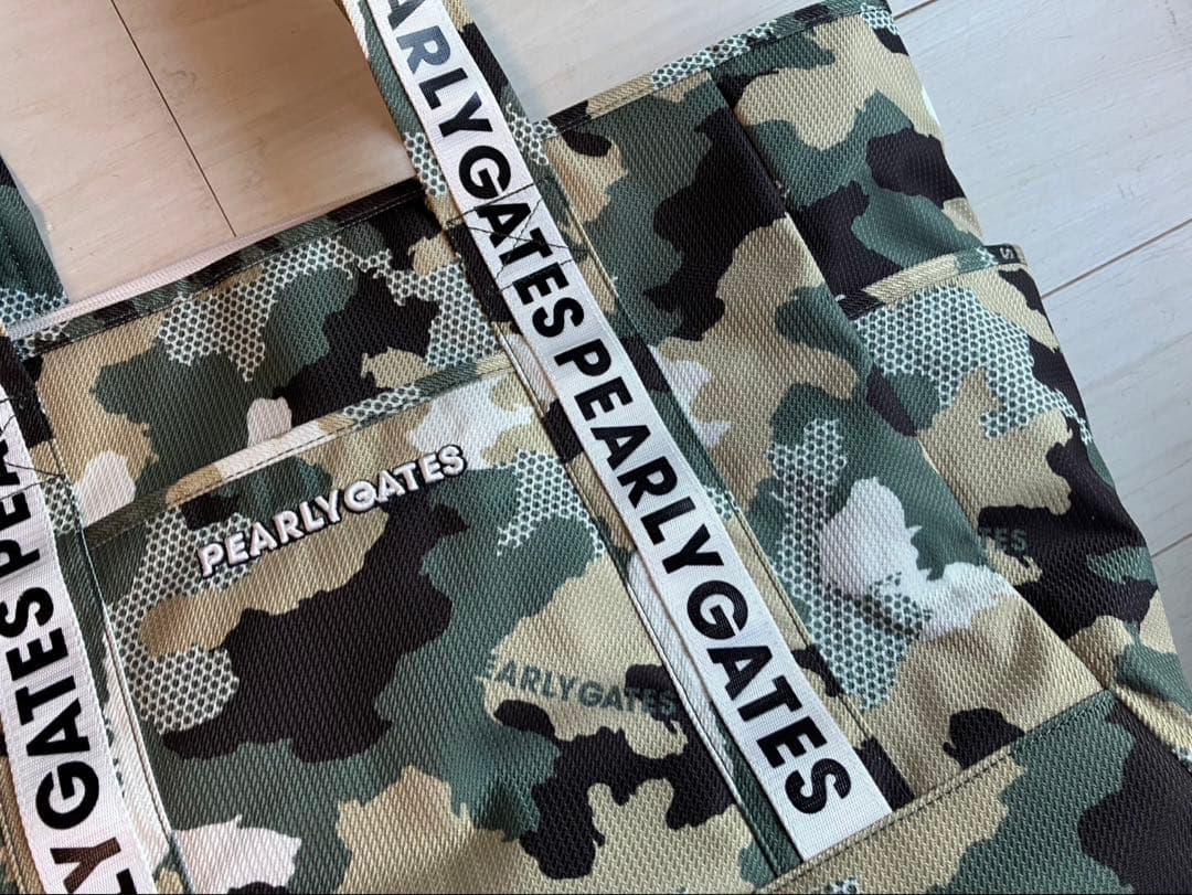PEARLY GATES パーリーゲイツ 迷彩カモフラージュ柄 ロッカーバッグ