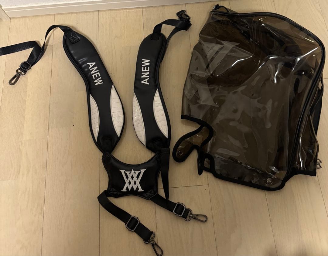 アニュー ゴルフバッグ カラー黒✗白