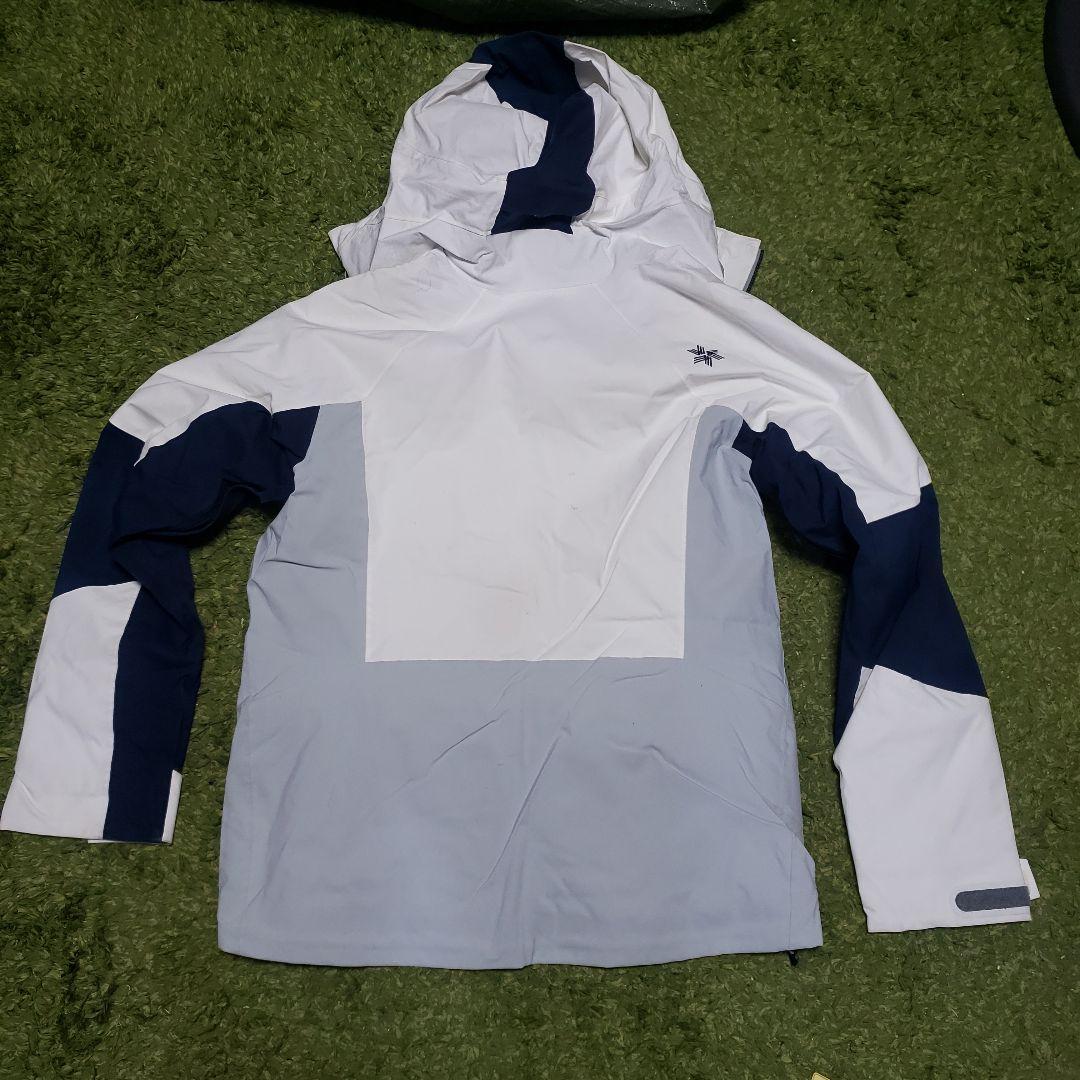 Goldwin スキーウェア(上下) XLサイズ ホワイト/グレー/ネイビー