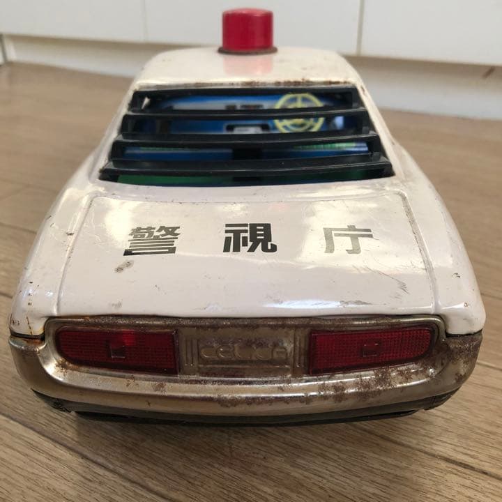 【激レア】❗️アサヒトイ‼️CELICA ❗️セリカ❗️パトカー❗️ブリキ❣️おもちゃ