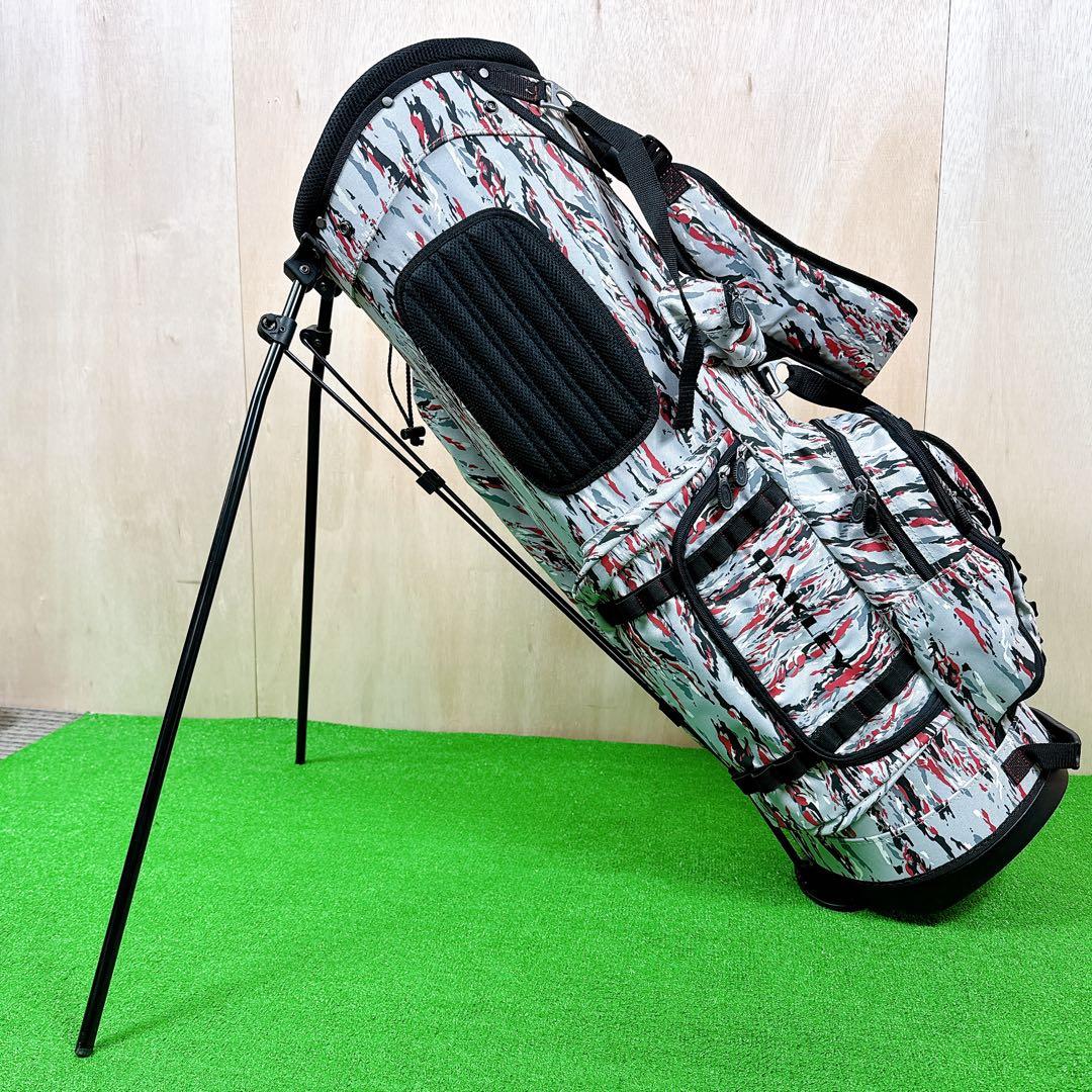 【極美品】 OAKLEY オークリー キャディバッグ スタンド式 軽量 カモフラ