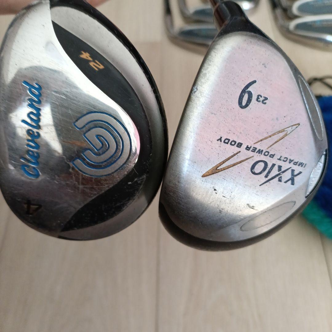 ゴルフクラブセットバッグ付け 13本 右利用