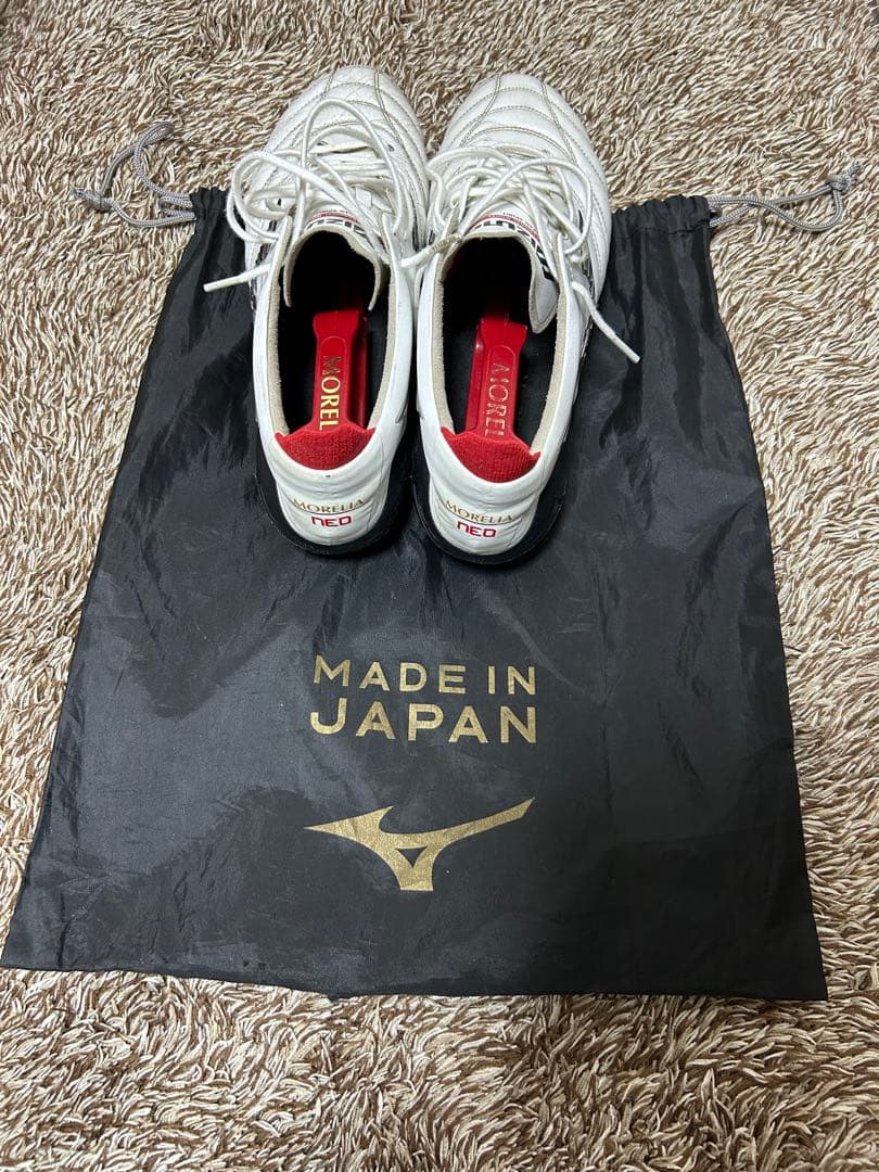 Mizuno Morelia Neo ホワイト/レッド