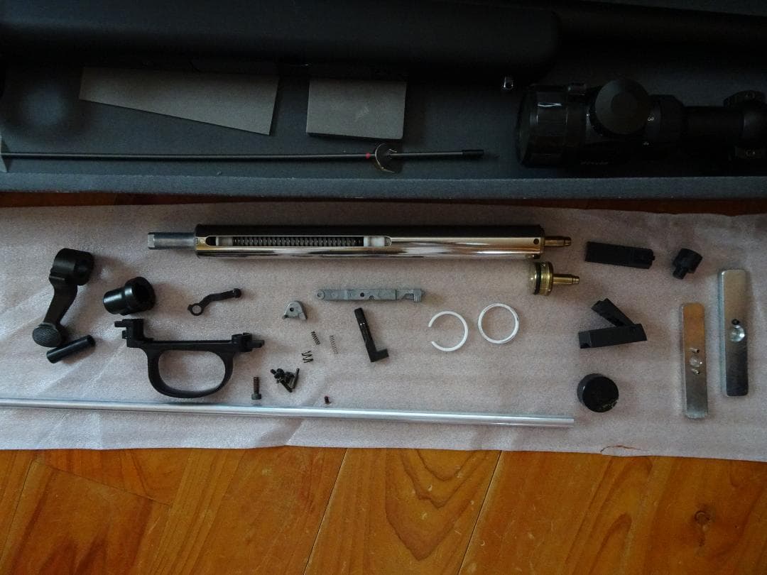 VSR-10 大型ハンドル、シリンダー一式等パーツ多数組み込み　純正部品付属