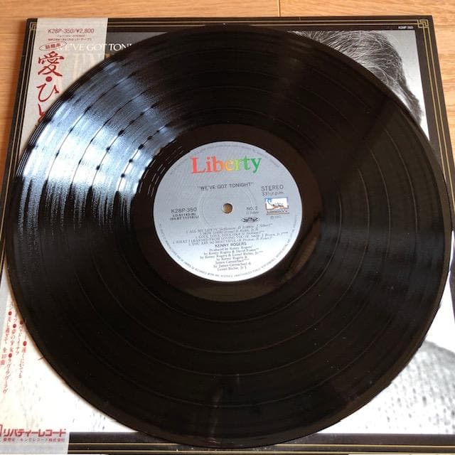 ケニーロジャース 愛ひととき LP 帯付 国内盤 1983年 d765y81