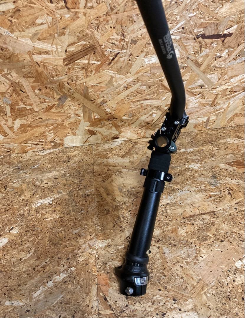 ダホン用　ハンドルポスト(伸縮式) カーボンハンドル　ステム