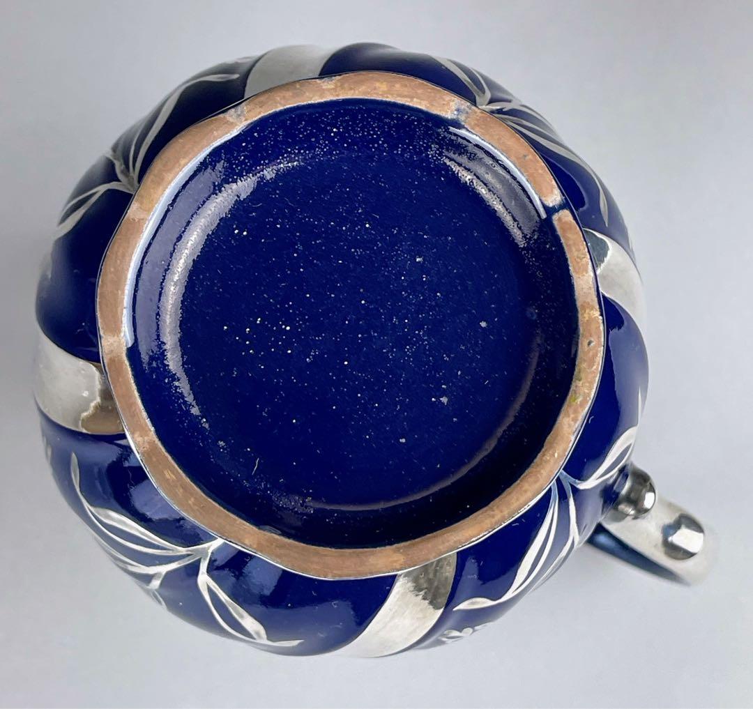 【専用】リチャードジノリ 純銀巻 草花紋 水差し アールヌーボー ミルクジャグ