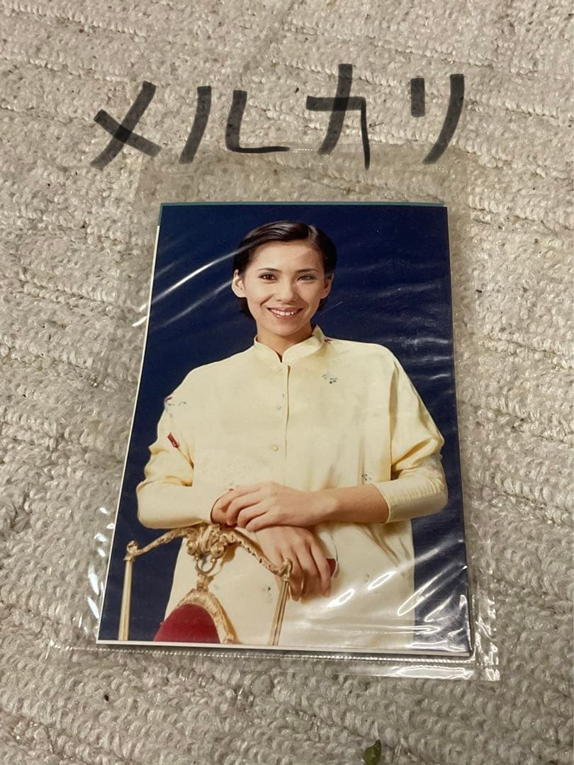 中原理恵／アイドルの友・ブロマイド5枚セット。【歌手　女優　タレント昭和レトロ】