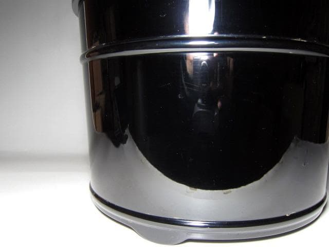 千家十職 中村宗哲 真塗手桶水指 裏千家十四代 淡々斎花押　　　　　v167