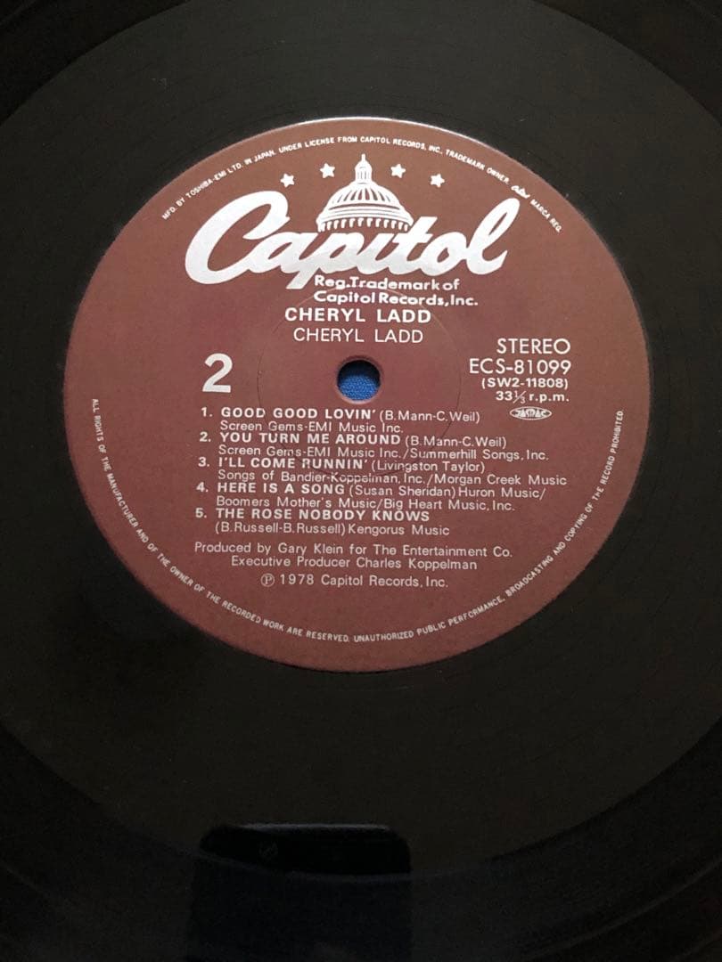 LP♢シェリル・ラッド♢ECS-81099♢1978年♢うg4918w43