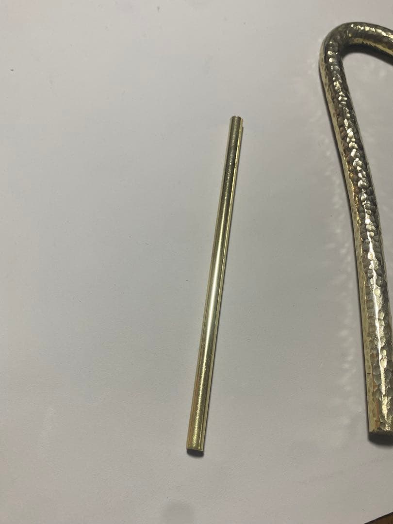 トライアングル 真鍮製 自作 10mm×15cm