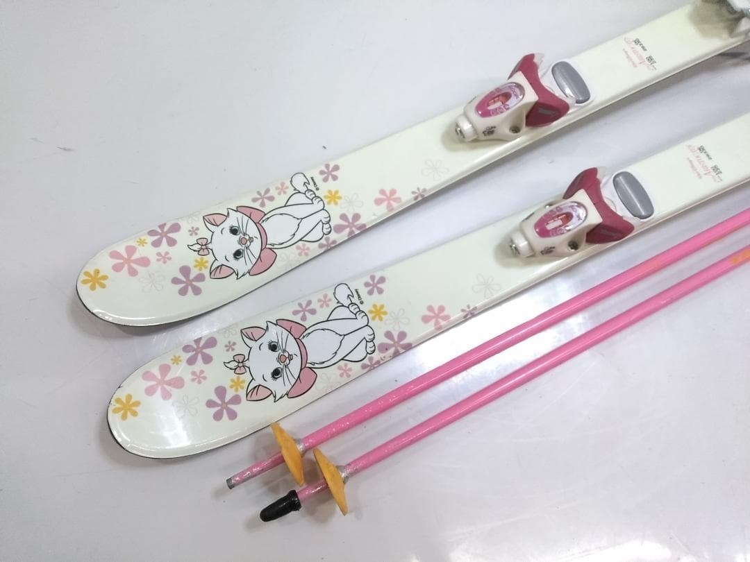 女の子 ジュニアスキー4点セット ディズニー 100cm ブーツ 22cm ◇
