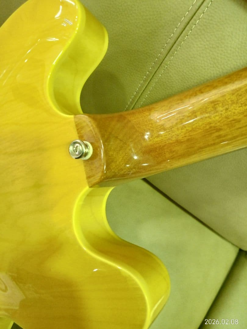 Epiphone　DOT NA ナチュラル　傷なし　ネック良好　保管品　超美品