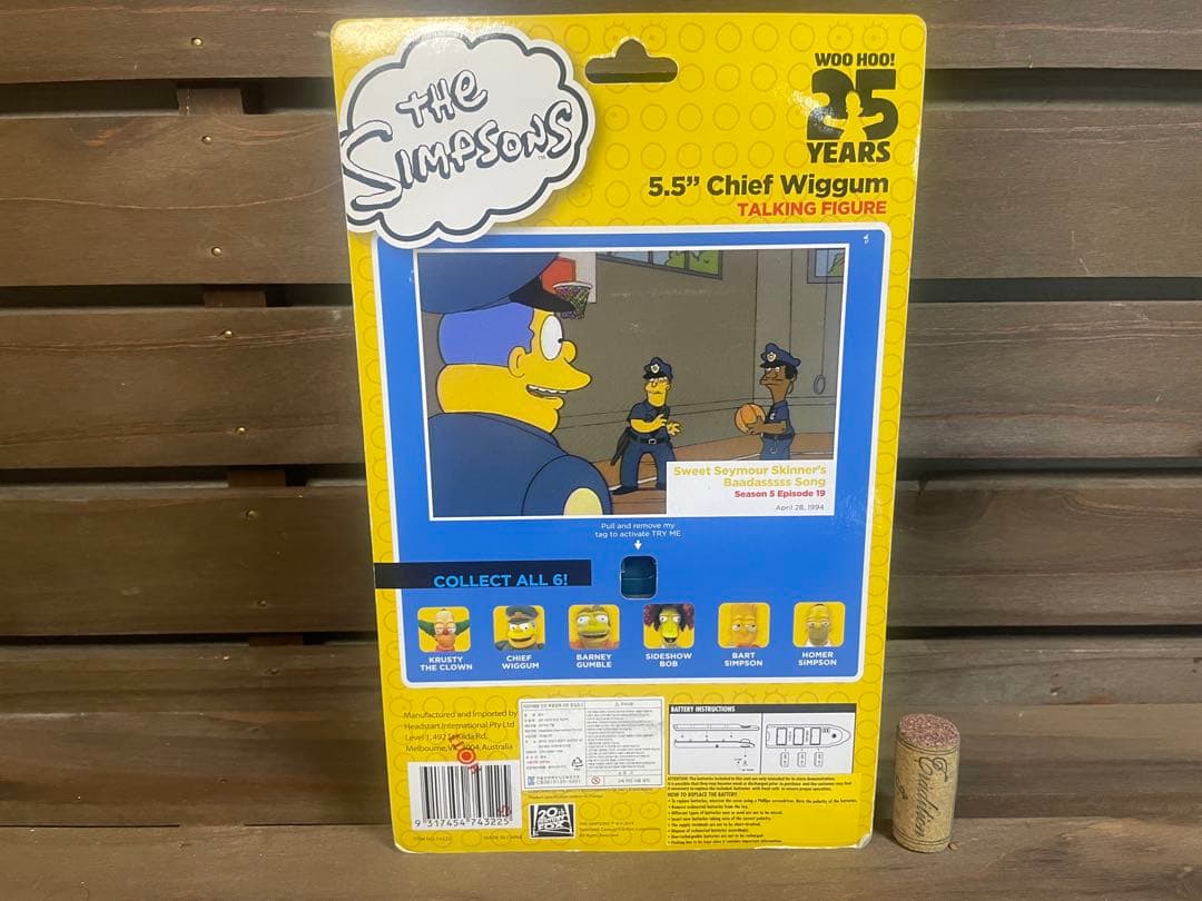 Simpsons Chief Wiggum トーキングフィギュア13→12