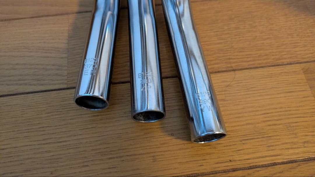 NJS認定　日東鉄ステムと鉄ハンドルのセット　バラ売り不可