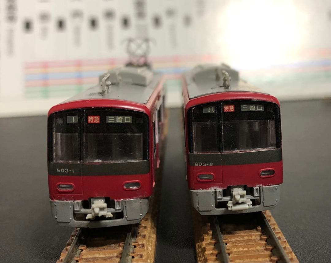 管理番号1691 京急 新600形（ガンメタリック）Nゲージ塗装済キット