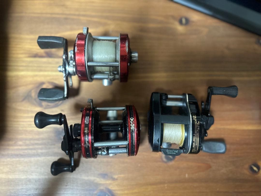 b*u様 オールドへドン、毛鉤、リール一式