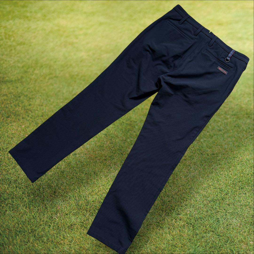 裏起毛　ブリーフィングゴルフ　パンツ　紺　濃紺　ネイビー　M 秋冬　防寒パンツ