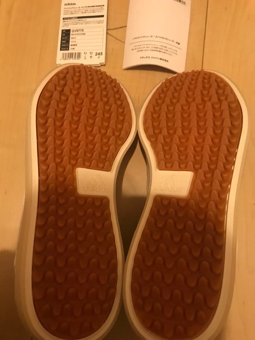 adidas ホワイト ゴルフシューズ245