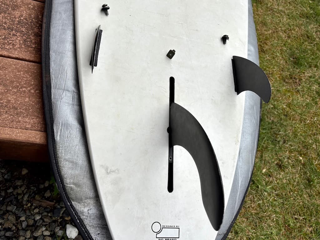 ノーブランド社製　ZACK & KITTY ロングボード ホワイト/オレンジ