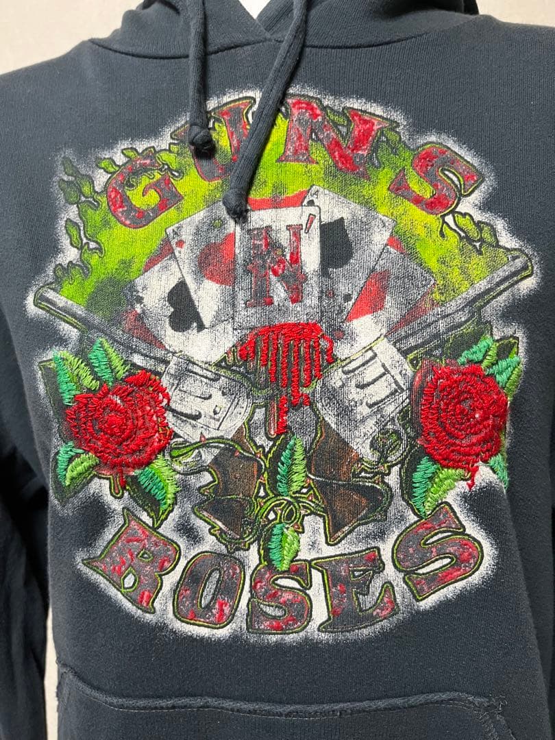 超希少❗️GUNS N' ROSESガンズアンドローゼズ　フーディー　パーカー