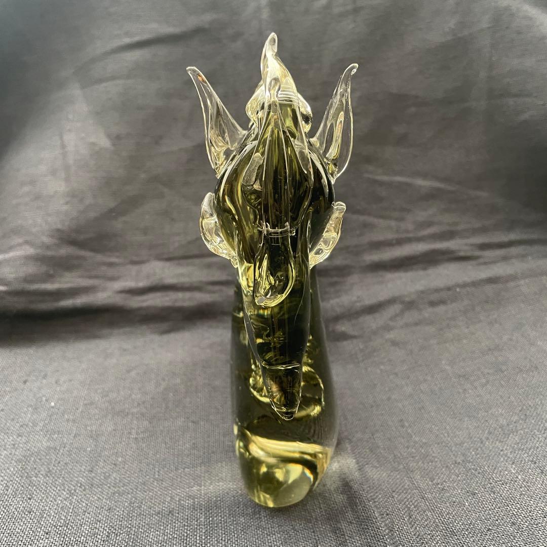 Murano Glass ムラーノガラス ベネチア 馬 胸像 置物 レア