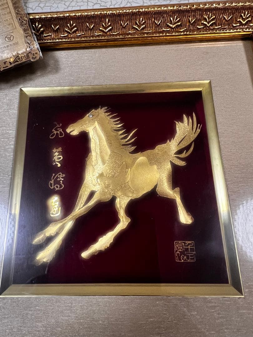 金箔立体芸術絵　金箔カード 金製品