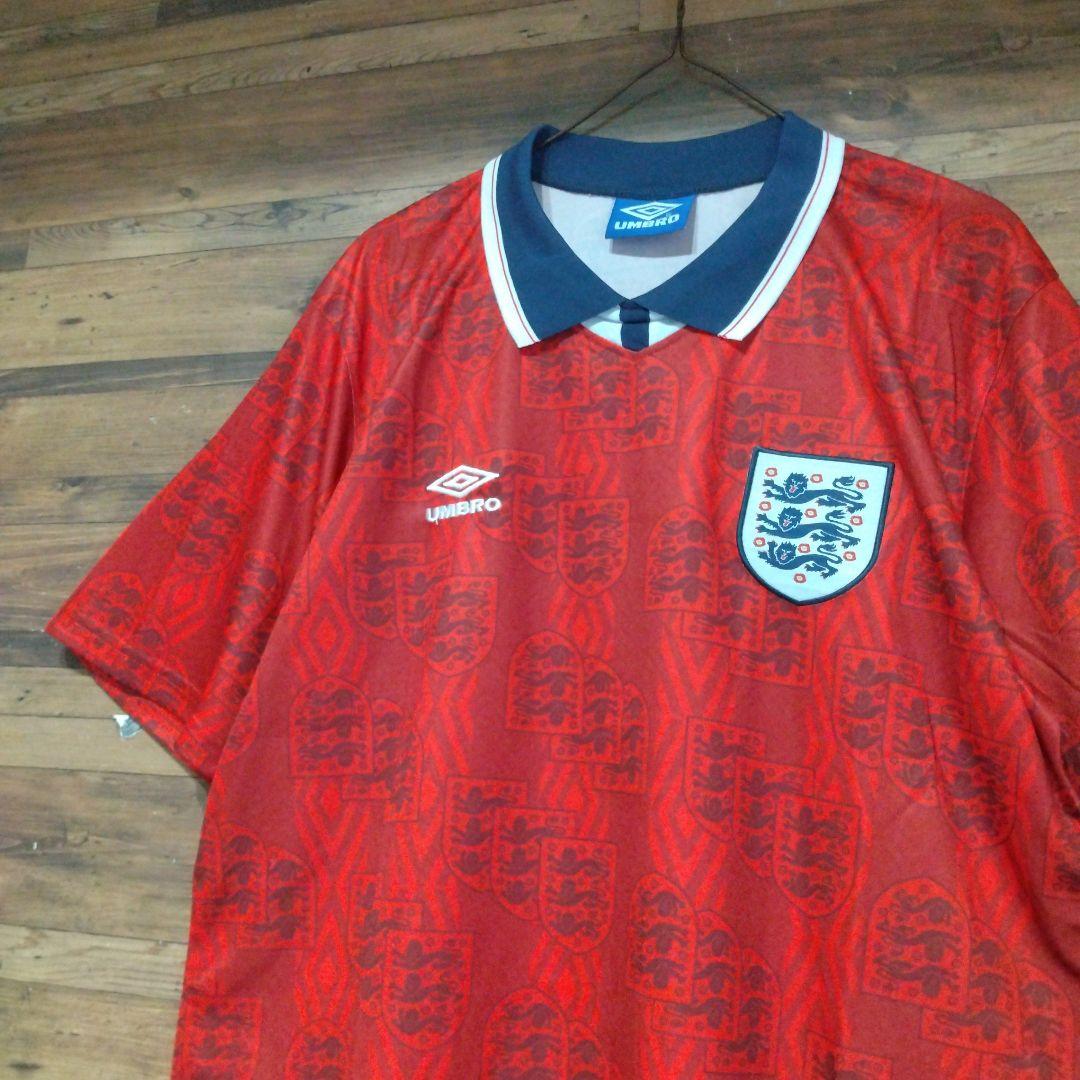 UMBRO　94年イングランド代表アウェイサッカーユニフォームサイズ