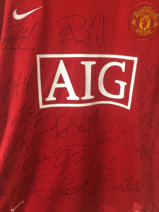 07/09 マンチェスターユナイテッド  サイン入り
