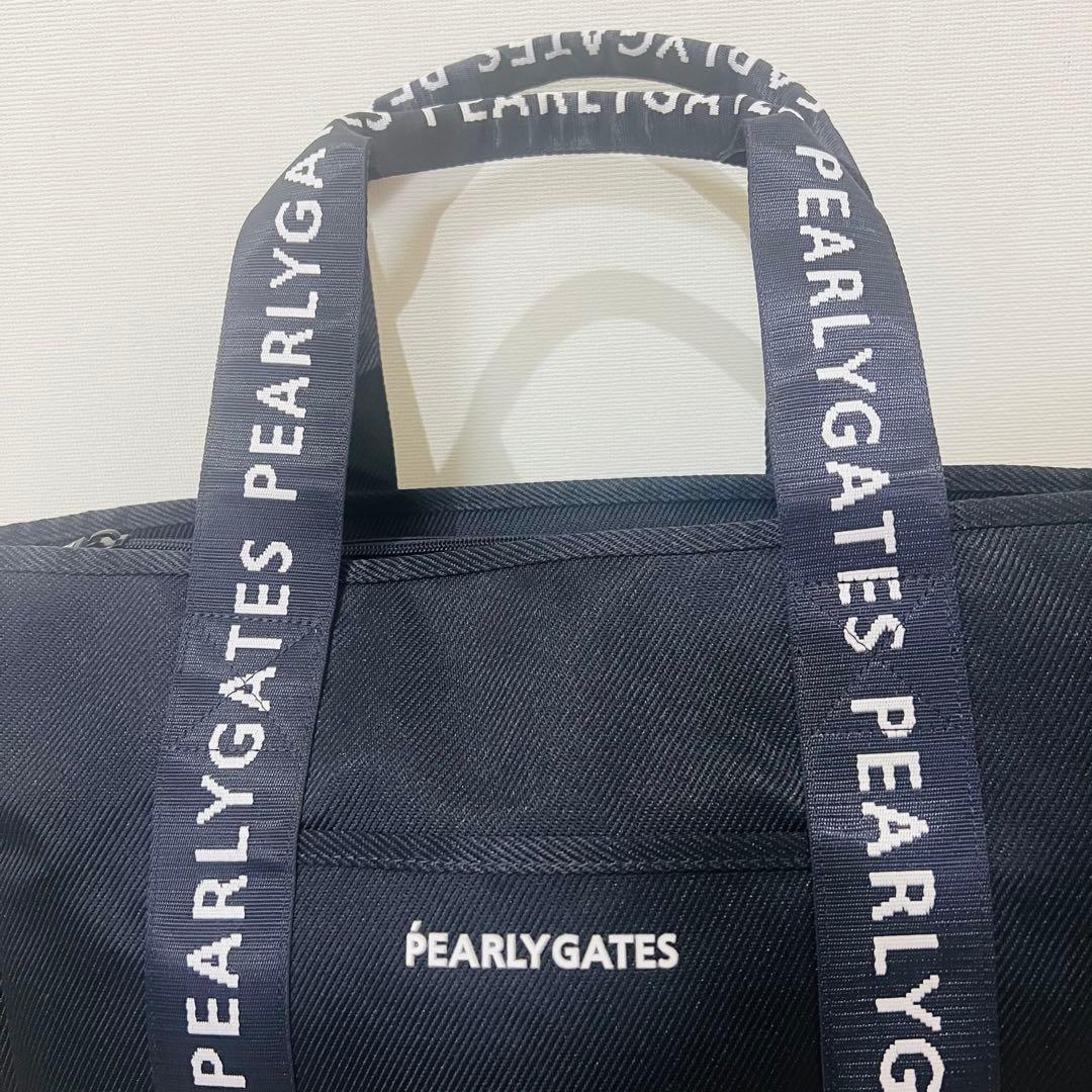 【新品未使用】PEARLY GATES ネイビー　ロッカーバッグ